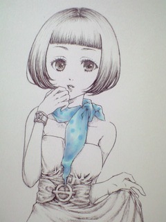 monochrome girl's style2